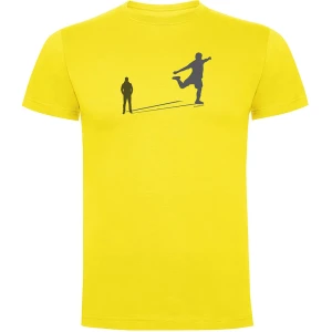 Kruskis T-shirt à Manches Courtes Football Shadow Yellow 2XL Homme