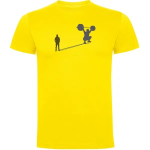 Kruskis T-shirt à Manches Courtes Train Shadow Yellow XL