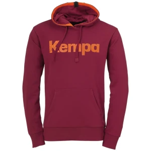Kempa Sweat à Capuche Graphic Deep Red 128 cm Garçon,Fille