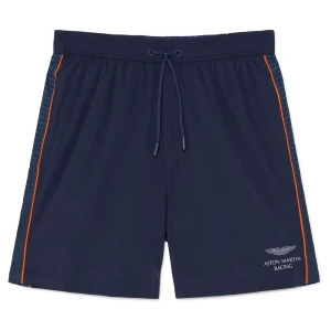 Hackett Short De Bain Amr Print Navy S Homme