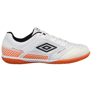 Umbro Chaussures De Futsal Sala Ii Pro In White / Black / Scarlet Ibis EU 45 Homme