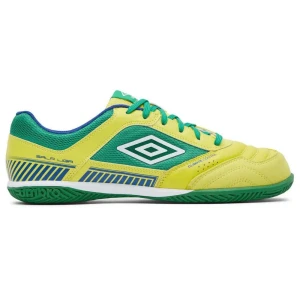 Umbro Chaussures De Futsal Sala Ii Pro In Golden Kiwi / White / Fern Green / Deep Surf EU 44 Homme