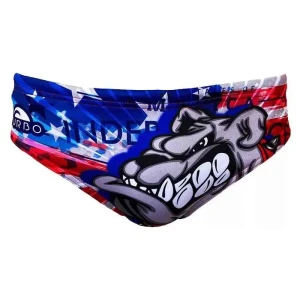 Turbo Bañador Slip Americans Red S