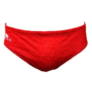 Turbo Bañador Slip Plain Red 3XL