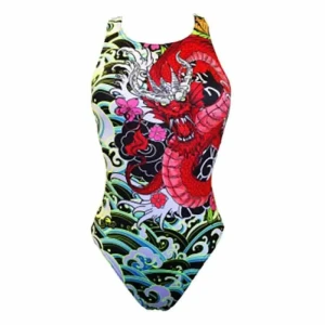 Turbo Traje De Baño Red Dragon Black 3XL
