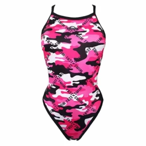 Turbo Traje De Baño Revolution Camo Letters Pink 5XL