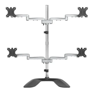 Startech Support De Moniteur Articulé Quadruple Black One Size unisex