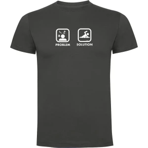 Kruskis Camiseta De Manga Corta Problem Solution Swim Dark Grey S