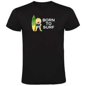 Kruskis T-shirt à Manches Courtes Born To Surf Black M Homme