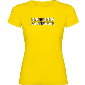 Kruskis Camiseta De Manga Corta Be Different Swim Yellow XL