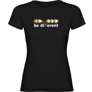 Kruskis T-shirt à Manches Courtes Be Different Train Black M