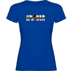 Kruskis T-shirt à Manches Courtes Be Different Skate Royal Blue 2XL Femme