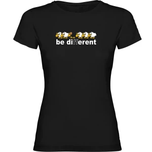 Kruskis T-shirt à Manches Courtes Be Different Skate Black S Femme