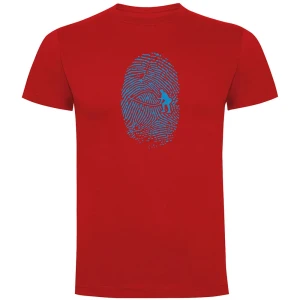 Kruskis T-shirt à Manches Courtes Crossfit Fingerprint Red 3XL