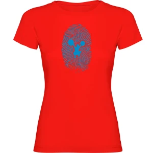 Kruskis T-shirt à Manches Courtes Fitness Fingerprint Red S