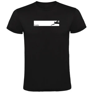 Kruskis Camiseta De Manga Corta Swim Frame Black 3XL