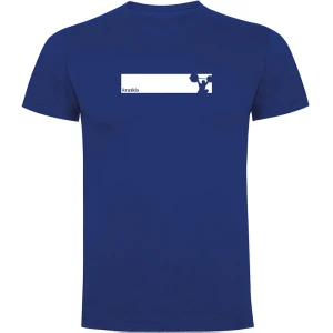 Kruskis T-shirt à Manches Courtes Train Frame Royal Blue 2XL