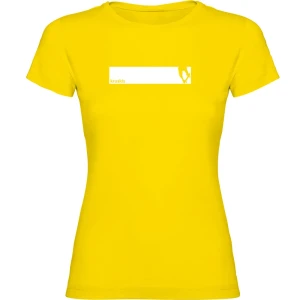 Kruskis T-shirt à Manches Courtes Skate Frame Yellow L Femme