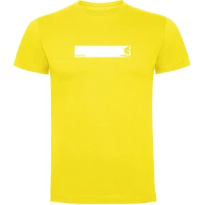 Kruskis T-shirt à Manches Courtes Surf Frame Yellow XL Homme