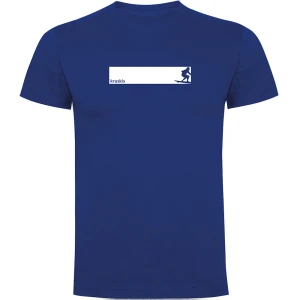 Kruskis T-shirt à Manches Courtes Surf Frame Royal Blue S Homme