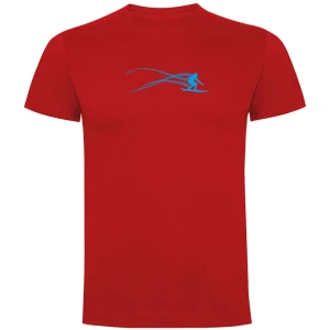 Kruskis T-shirt à Manches Courtes Surf Estella Red 3XL Homme