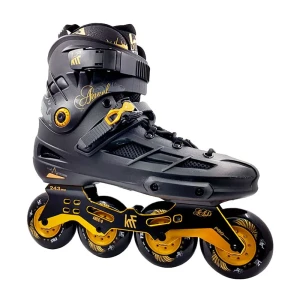 Krf Patins En Ligne Freeskate Angel 4x80 Black / Gold EU 43 Homme,Femme