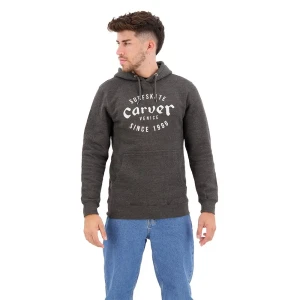 Carver Sweat à Capuche Venice Roots Grey S Homme