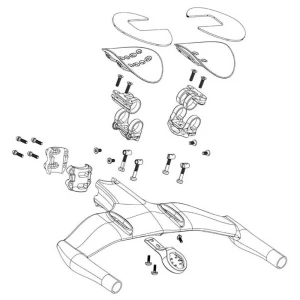 Sram Kit De Boulons Vuka Clip B1 Top Mount Right