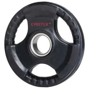 Gymstick Disque De Poids Rubber 15kg Black 15 kg