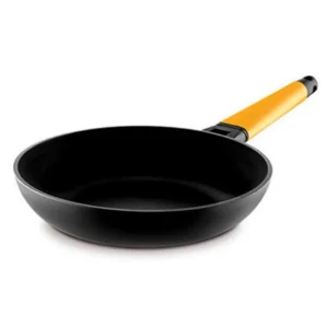 Castey Poêle à Manche Amovible Vitro-gas 22 Cm Black / Yellow One Size