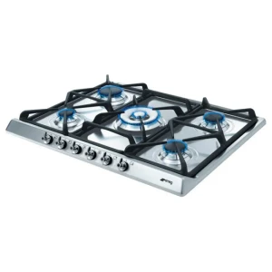 SMEG Table De Cuisson à Gaz Classica Se70sgh-5 70- 75 Cm Stainless Steel One Size unisex