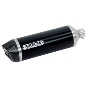 Arrow Silenciador No Homologado Race-tech Aluminium/stainless Steel Er-6/versys Black One Size