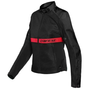 Dainese Outlet Chaqueta Ribelle Air Tex Black / Lava Red 42