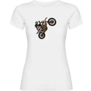 Kruskis Camiseta De Manga Corta Motocross White XL
