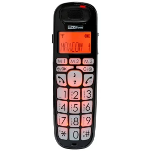 Maxcom Téléphone Fixe Mc6800b Lcd Black One Size unisex