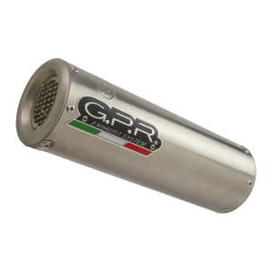 Gpr Exclusive Silenciador Homologado Slip On M3 Inox F 900 Xr/r 20-21 Euro 4 Satin Silver / Satin Silver Homologated