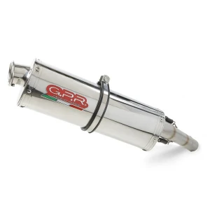 Gpr Exhaust Systems Silenciador Homologado Slip On Trioval Honda Vfr 1200 F Ie 10-16 Glossy Silver / Glossy Silver Homologated