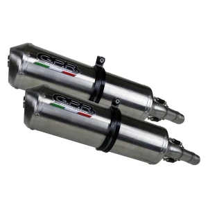Gpr Exhaust Systems Silenciador Homologado Slip On Satinox Dual Yamaha Tdm 900 02-14 Satin Silver / Satin Silver Homologated