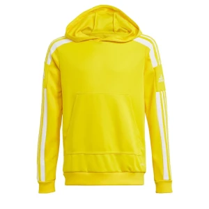 Adidas Sweat à Capuche Squadra 21 Team Yellow / White 11-12 Années Garçon,Fille