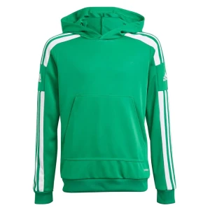 Adidas Sweat à Capuche Squadra 21 Team Green / White 11-12 Années Garçon,Fille