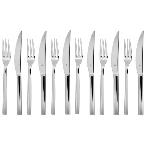 Wmf Set De Couteaux à Steak Nuova 12 Pièces Silver One Size