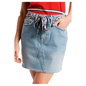 Superdry Jupe Denim Mini Florence Light Vintage 28 Femme
