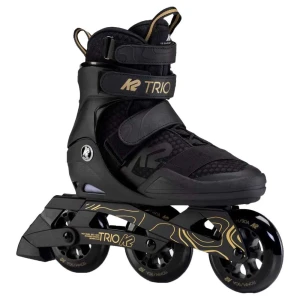 K2 Skates Patins En Ligne Trio 110 Black / Gold EU 44 Homme