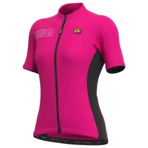 Ale Maillot à Manches Courtes Solid Color Block