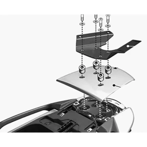 Givi Fijación De Baúl Trasero Monolock Gilera Nexus 125/250/300/500 Platen Black One Size