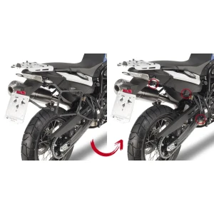 Givi Fijaciones De Maletas Laterales Monokey/retro Fit Rapid Release Bmw F 650/700/800 Gs Black One Size