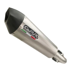 Gpr Exhaust Systems Silenciador Homologado Gp Evo4 Titanium Supermoto 701/enduro 701 17-20 Euro 4 Cat Silver / Matt Black Homologated