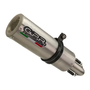 Gpr Exclusive Sistema De Escape Completo Homologado M3 Inox Er 6 N/f 12 Euro 3 Silver / Silver Homologated