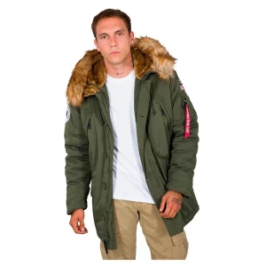 Alpha Industries Veste Polar Dark Green 2XL Homme