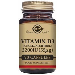 Solgar Vitamine D3 2200 Ui 55 Mcg 50 Unités